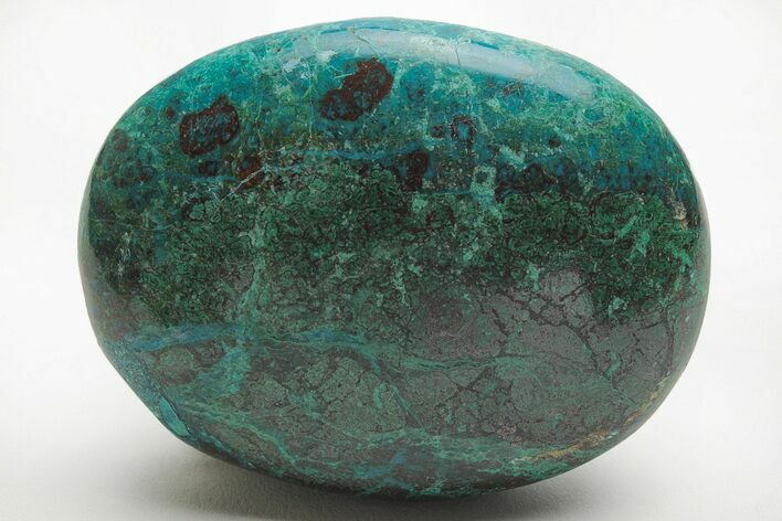 Polished Chrysocolla and Malachite Stone - Peru #210967